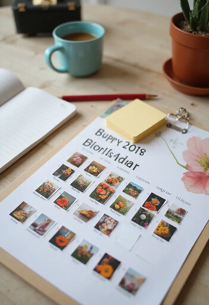 15 Memorable 5 Year Anniversary Gift Ideas for Him - 13. Personalized Calendar