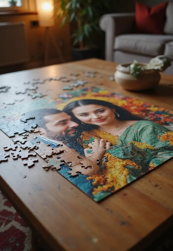 15 Memorable 5 Year Anniversary Gift Ideas for Him - 8. Personalized Puzzle