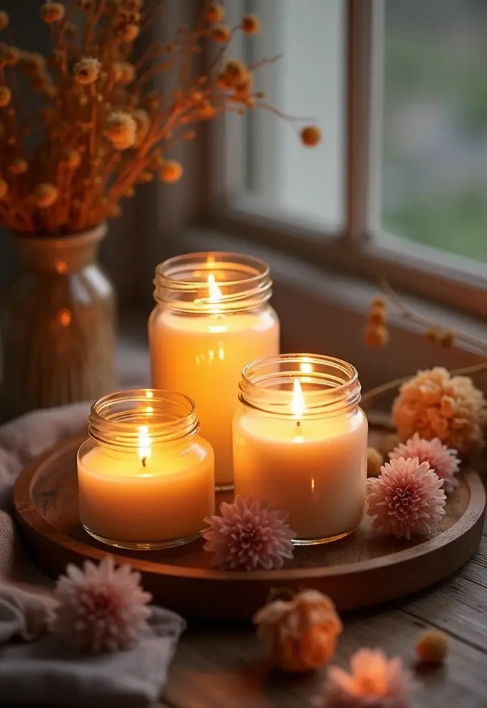 25 Thoughtful Wedding Gift Ideas for the Bride She’ll Treasure - 12. DIY Candle Set