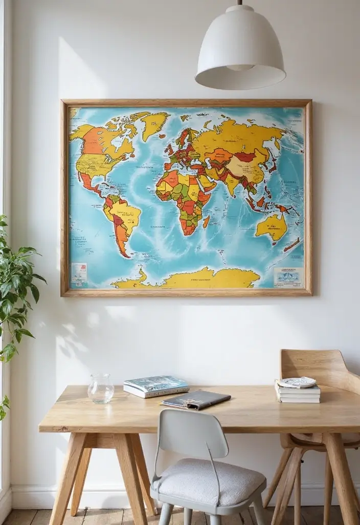 25 Thoughtful Wedding Gift Ideas for the Bride She’ll Treasure - 13. Personalized Travel Map