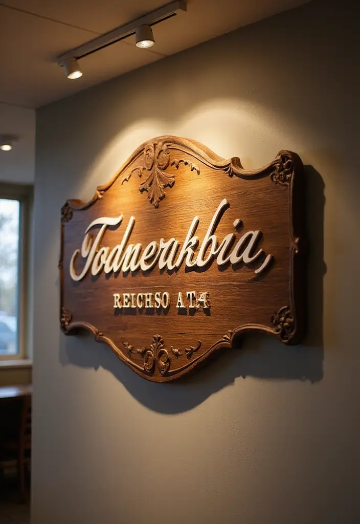 25 Thoughtful Wedding Gift Ideas for the Bride She’ll Treasure - 21. Customized Name Sign