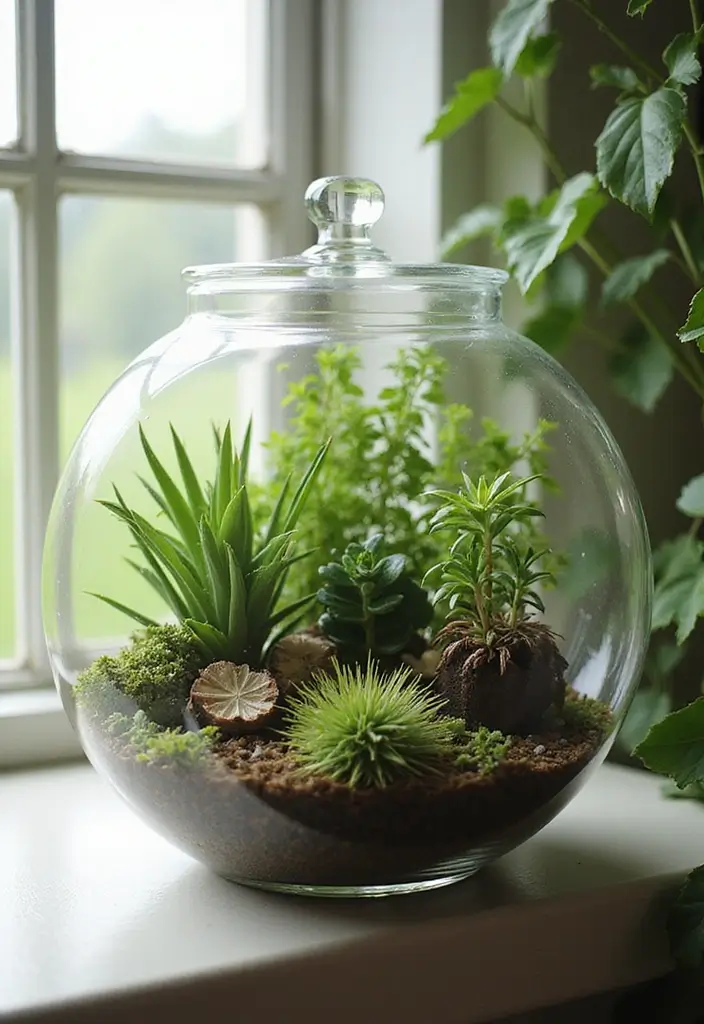 25 Thoughtful Wedding Gift Ideas for the Bride She’ll Treasure - 24. DIY Plant Terrarium