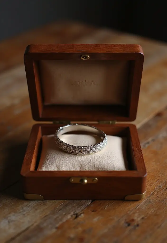 25 Thoughtful Wedding Gift Ideas for the Bride She’ll Treasure - 5. Handcrafted Jewelry Box