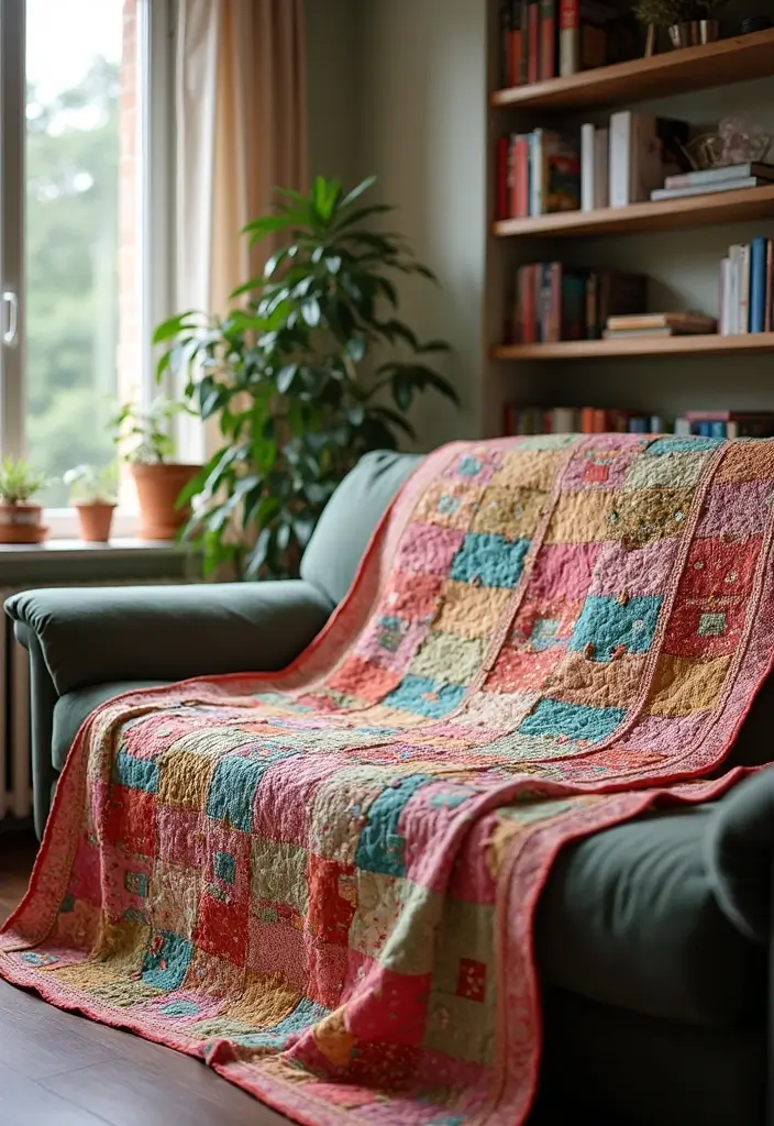 25 Thoughtful Wedding Gift Ideas for the Bride She’ll Treasure - 9. Handmade Quilt