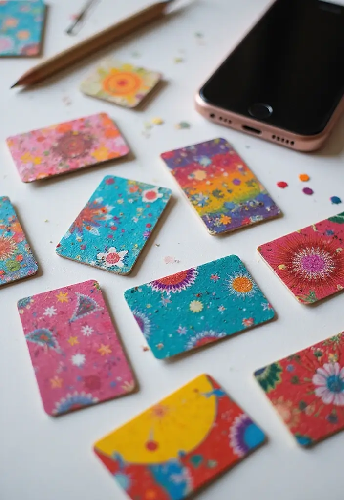 10 Smart Ways to Update Your Phone with a Gift Card - 10. Gift Card Phone Art