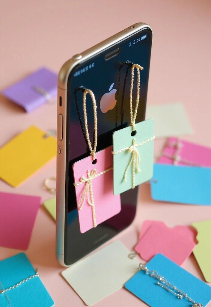 10 Smart Ways to Update Your Phone with a Gift Card - 4. Decorative Phone Charms