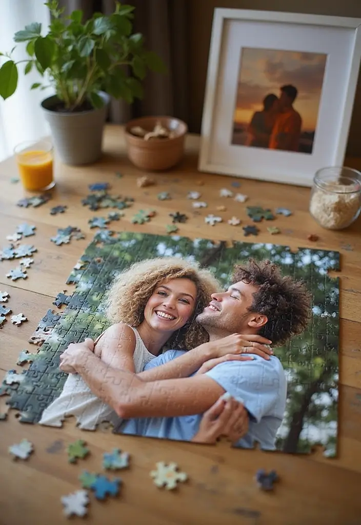 20 Romantic Anniversary Gift Ideas for Boyfriend - 10. Personalized Puzzle