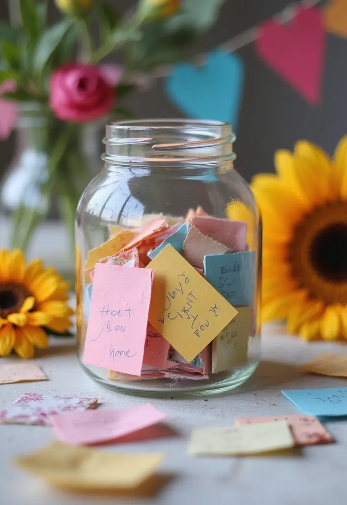 20 Creative DIY Gift Ideas for Friends to Make Them Smile - 10. Memory Jar