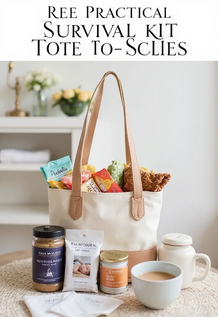 15 Baby Shower Crate Gift Basket Ideas to Try - 11. Baby Shower Survival Kit