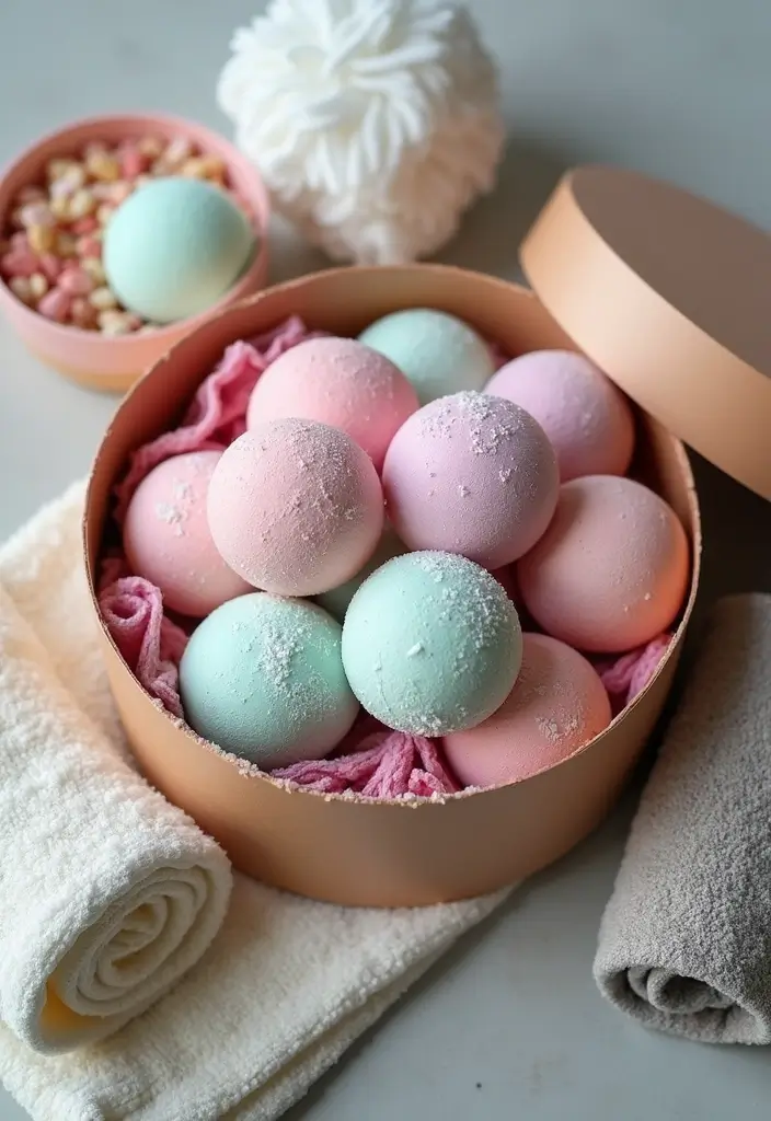 20 Creative DIY Gift Ideas for Friends to Make Them Smile - 11. Handmade Bath Bombs