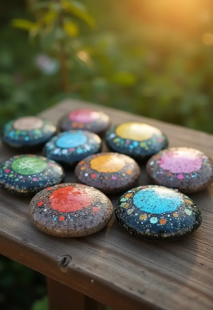 25 Eco-Friendly DIY First Birthday Gift Ideas Every Parent Will Appreciate - 11. Hand-Painted Story Stones