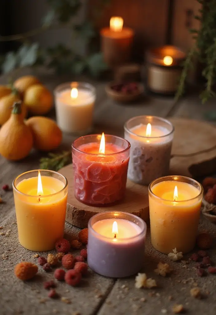 20 Thoughtful Gift Ideas for Best Friend’s Wedding - 11. DIY Scented Candles