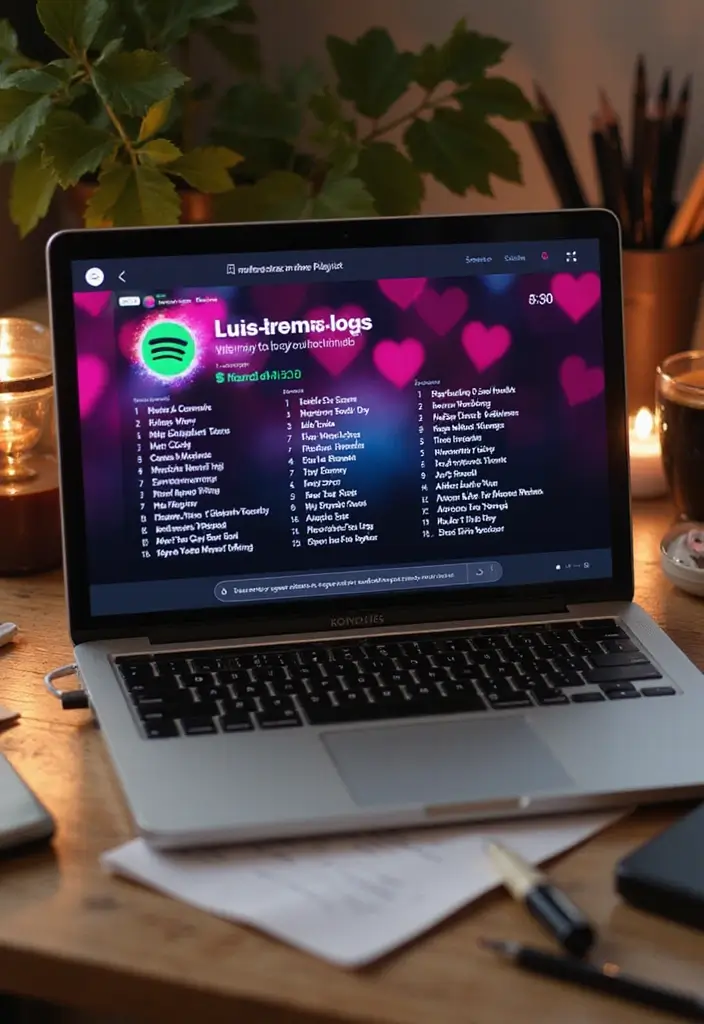 20 Romantic Anniversary Gift Ideas for Boyfriend - 12. Romantic Spotify Playlist