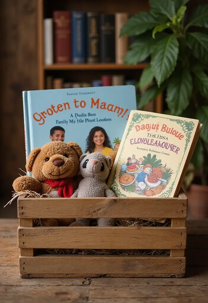 15 Baby Shower Crate Gift Basket Ideas to Try - 12. Cultural Connection Crate