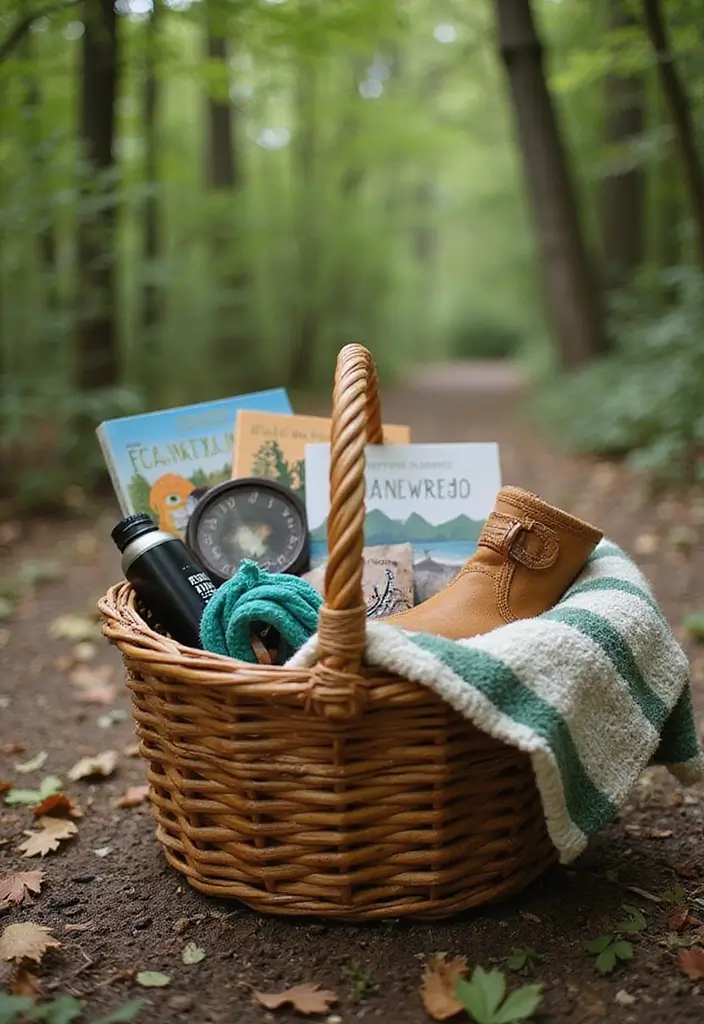15 DIY Baby Shower Gift Basket Ideas That Stand Out - 12. Nature Explorer Basket