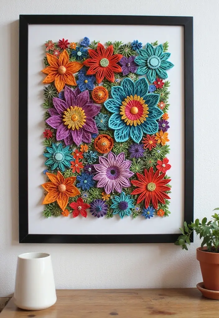 20 Creative DIY Gift Ideas for Friends to Make Them Smile - 12. Quilled Paper Art