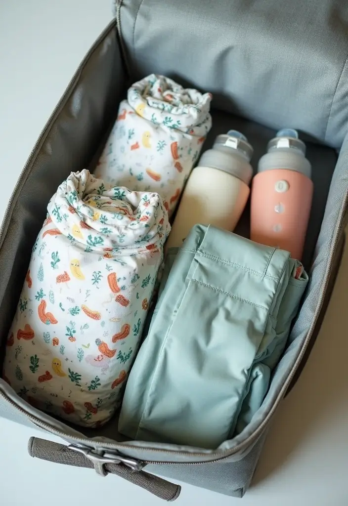 15 Baby Shower Crate Gift Basket Ideas to Try - 13. Eco-Friendly Travel Kit
