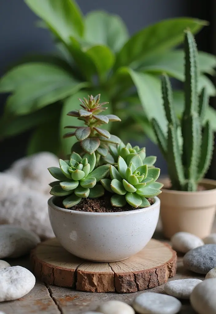 20 Thoughtful Gift Ideas for Best Friend’s Wedding - 13. DIY Plant Pot with Succulent