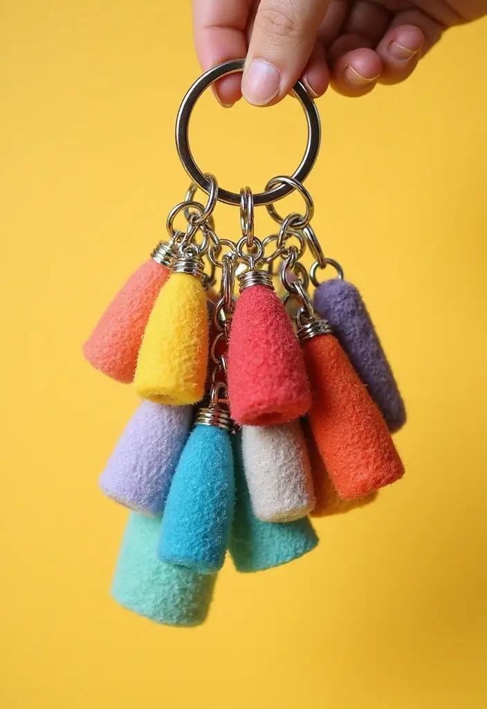 20 Creative DIY Gift Ideas for Friends to Make Them Smile - 14. Customized Keychains