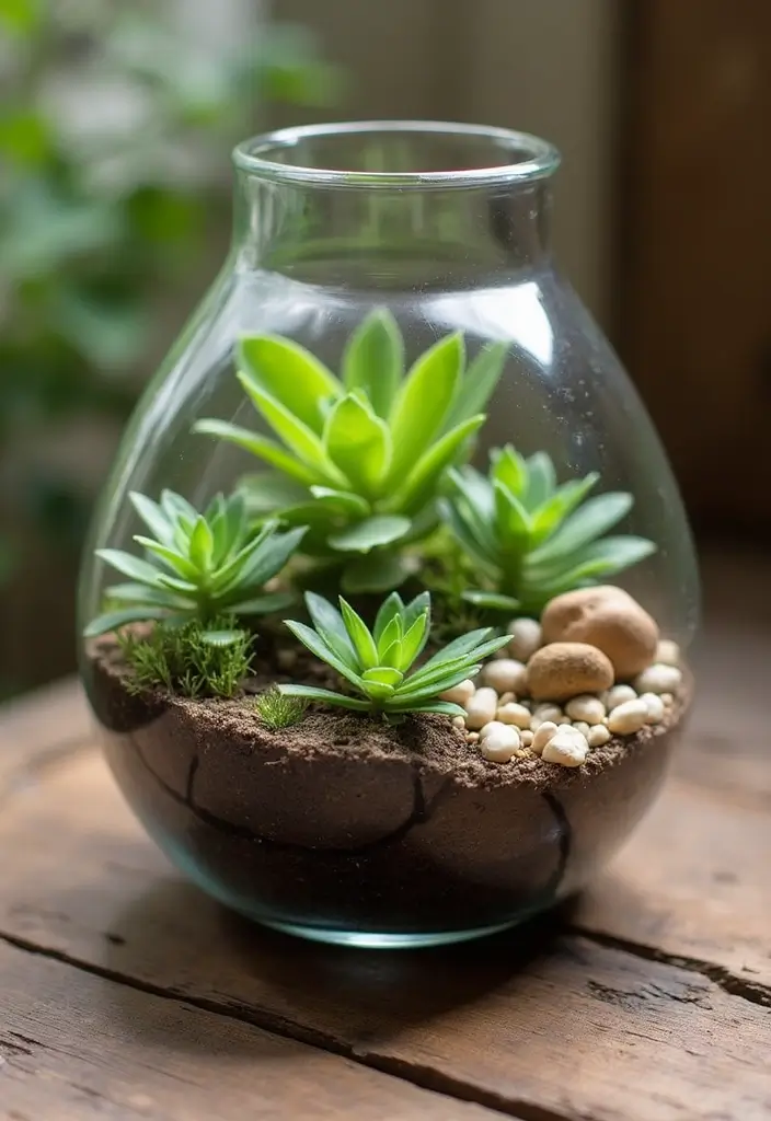 20 DIY Gift Ideas for Girlfriend That Show Your Love - 14. DIY Terrarium Kit