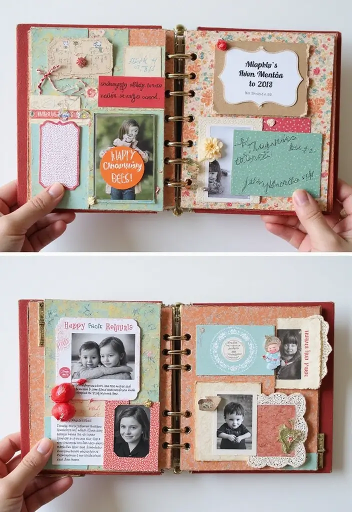15 Creative Gift Card Book Ideas That Make Giving Fun - 4. Mini Scrapbook Gift Card Album
