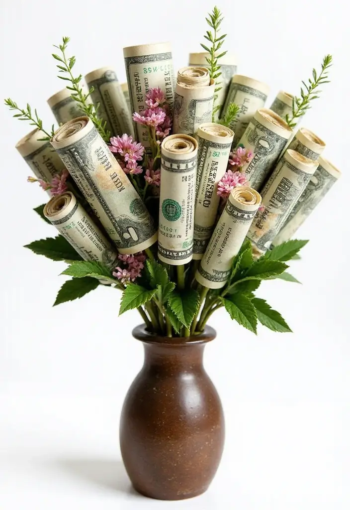 15 Creative Ways to Gift Money That Feel Personal - 10. Cash Bouquet