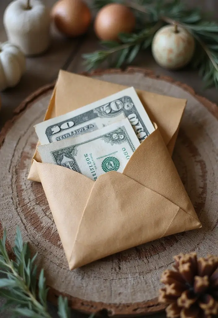 15 Creative Ways to Gift Money That Feel Personal - 14. Eco-Friendly Cash Envelopes