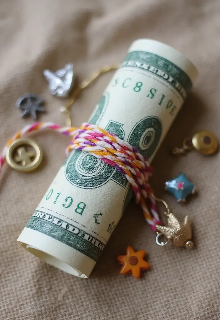 15 Creative Ways to Gift Money That Feel Personal - 8. Hand-Crafted Money Roll