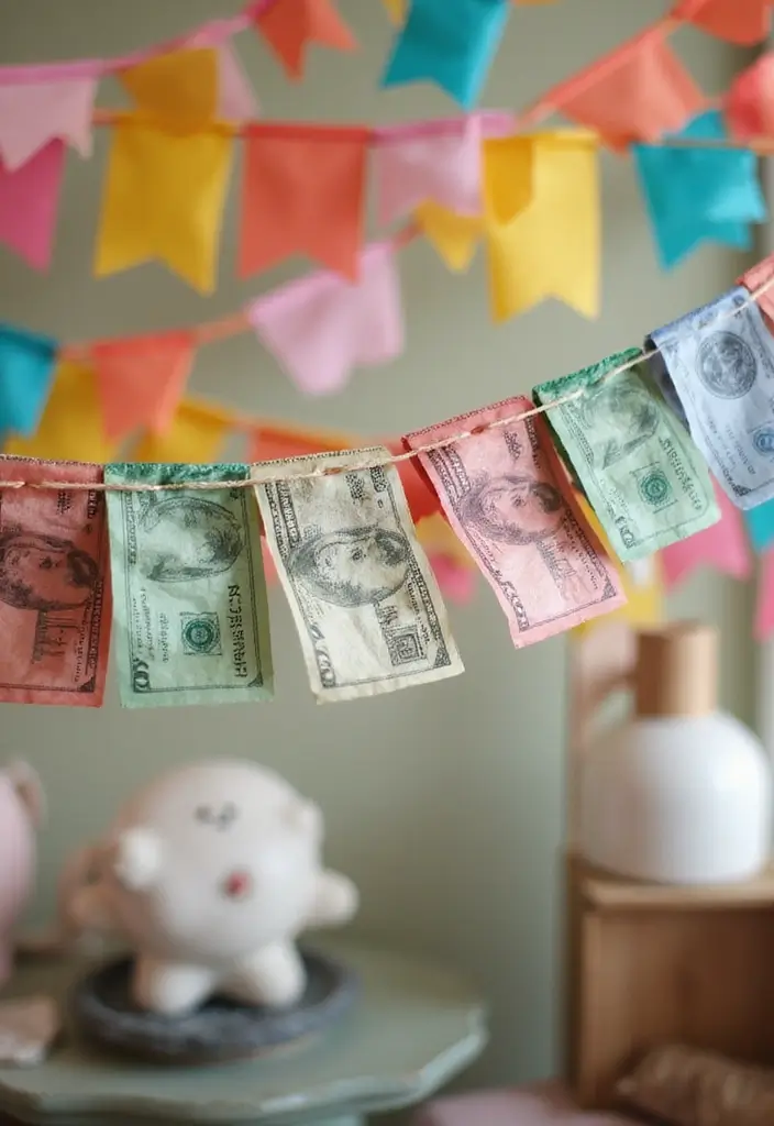 15 Creative Ways to Gift Money That Feel Personal - 9. Personalized Cash Bunting
