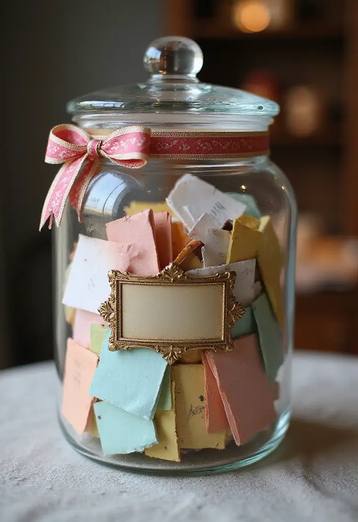 15 Cute 1 Year Anniversary Gift Ideas for Your Boyfriend - 4. Memory Jar