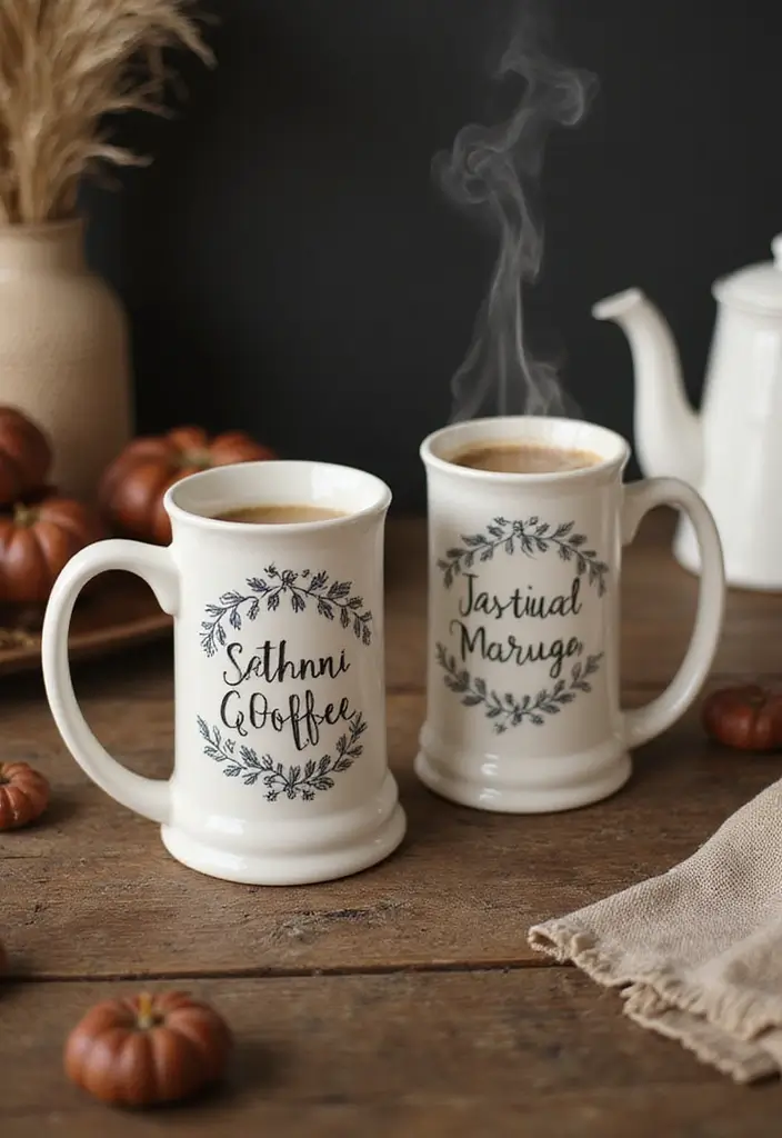 15 Cute 1 Year Anniversary Gift Ideas for Your Boyfriend - 6. Customized Mugs