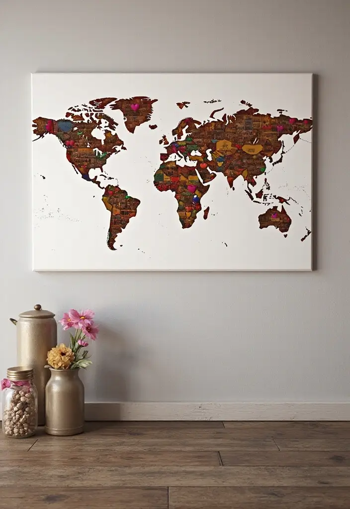 15 Cute 1 Year Anniversary Gift Ideas for Your Boyfriend - 7. Love Map