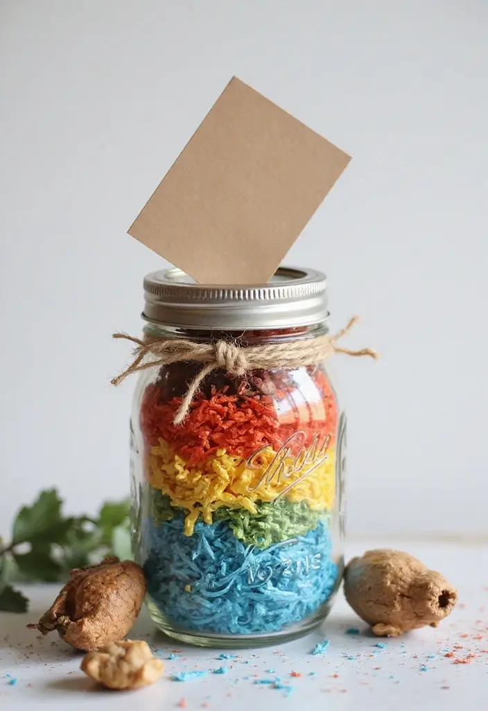 15 Cute & Easy DIY Gift Card Holder Ideas - 3. Mason Jar Gift Card Holder