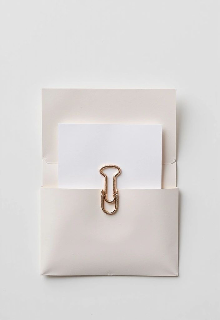 15 Cute & Easy DIY Gift Card Holder Ideas - 8. Paperclip Holder