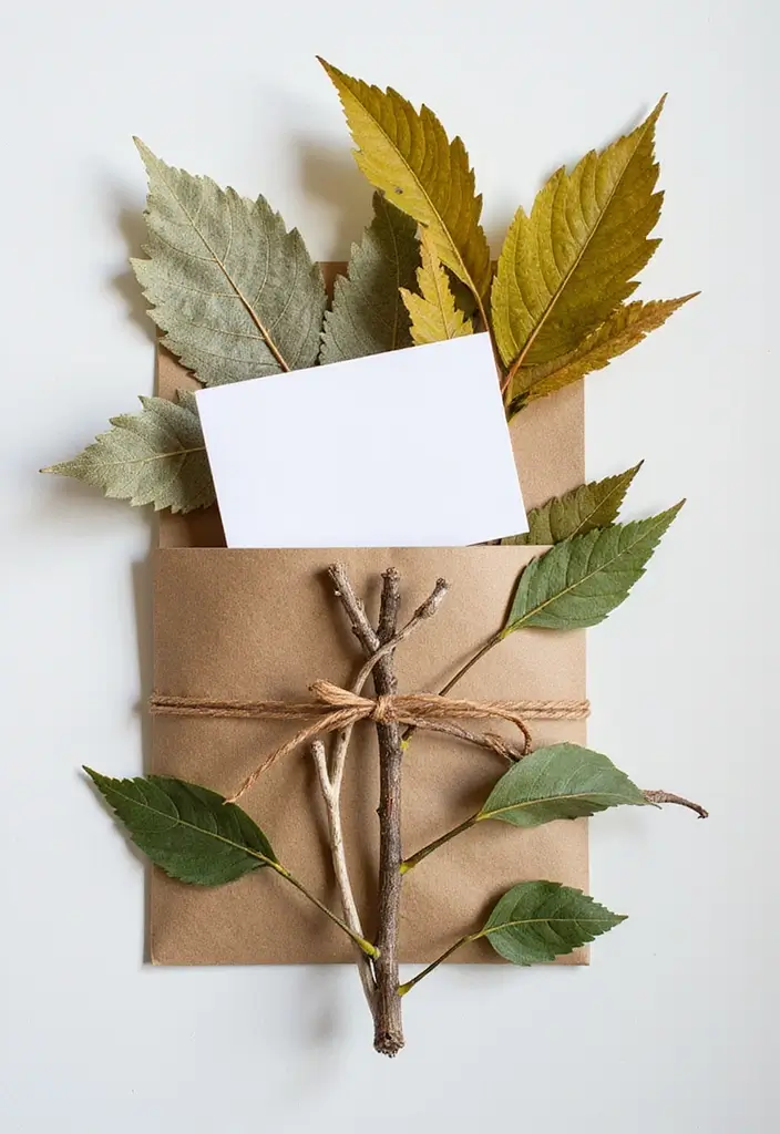 15 Cute & Easy DIY Gift Card Holder Ideas - 9. Nature-Inspired Holder