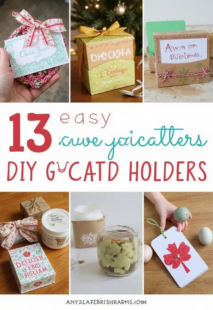 15 Cute & Easy DIY Gift Card Holder Ideas - Conclusion