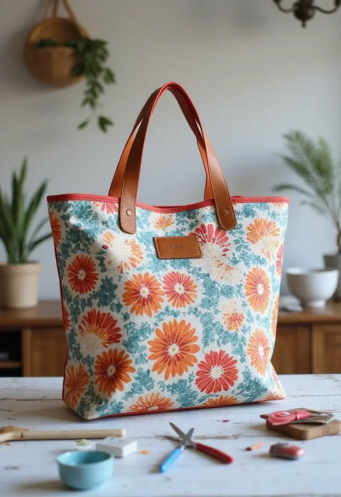 15 Meaningful DIY Gift Ideas for Mom She’ll Cherish Forever - 10. Customized Tote Bag