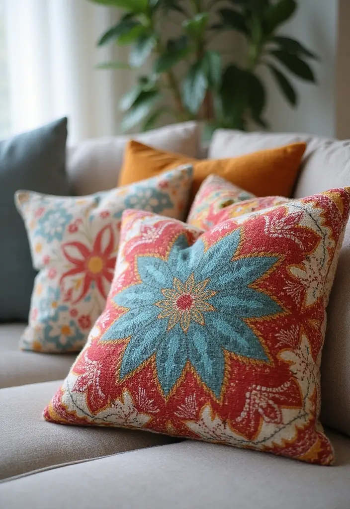 15 Meaningful DIY Gift Ideas for Mom She’ll Cherish Forever - 14. Decorative Throw Pillows