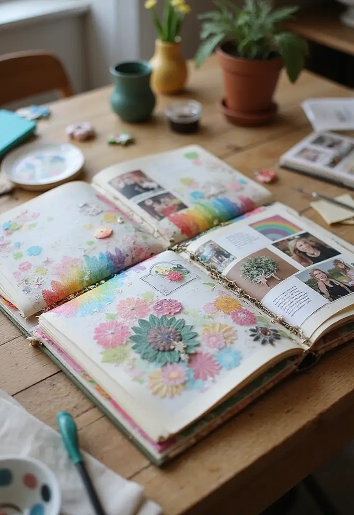 15 Meaningful DIY Gift Ideas for Mom She’ll Cherish Forever - 15. Handmade Scrapbook