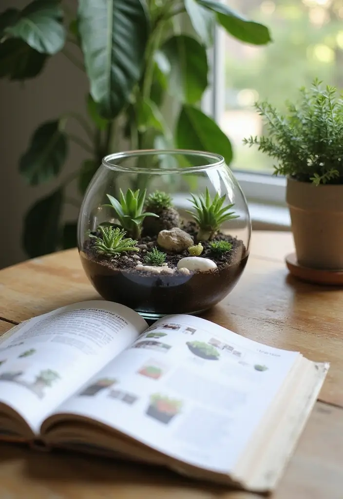20 Romantic Anniversary Gift Ideas for Boyfriend - 15. DIY Terrarium Kit