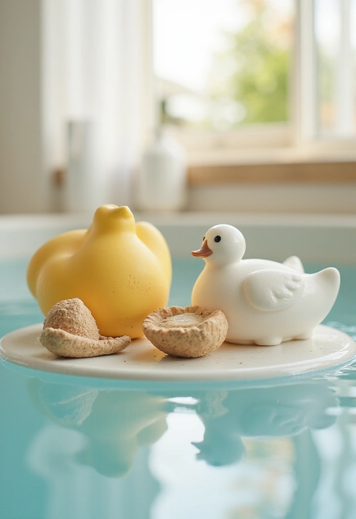 25 Eco-Friendly DIY First Birthday Gift Ideas Every Parent Will Appreciate - 15. Eco-Friendly Bath Toys