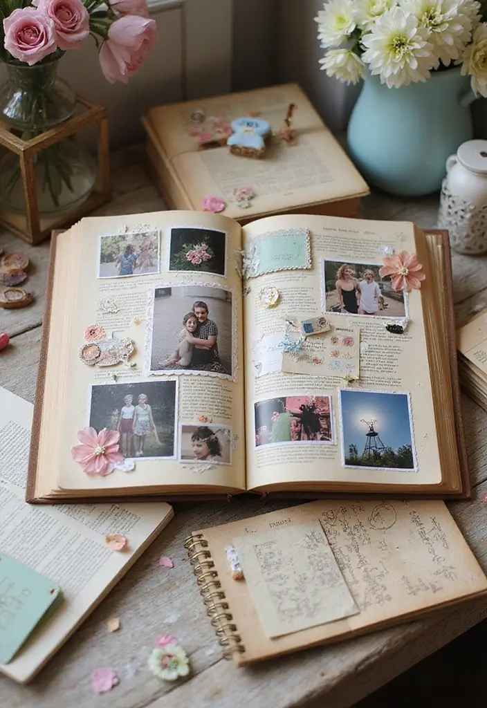 20 Thoughtful Gift Ideas for Best Friend’s Wedding - 16. Handmade Scrapbook