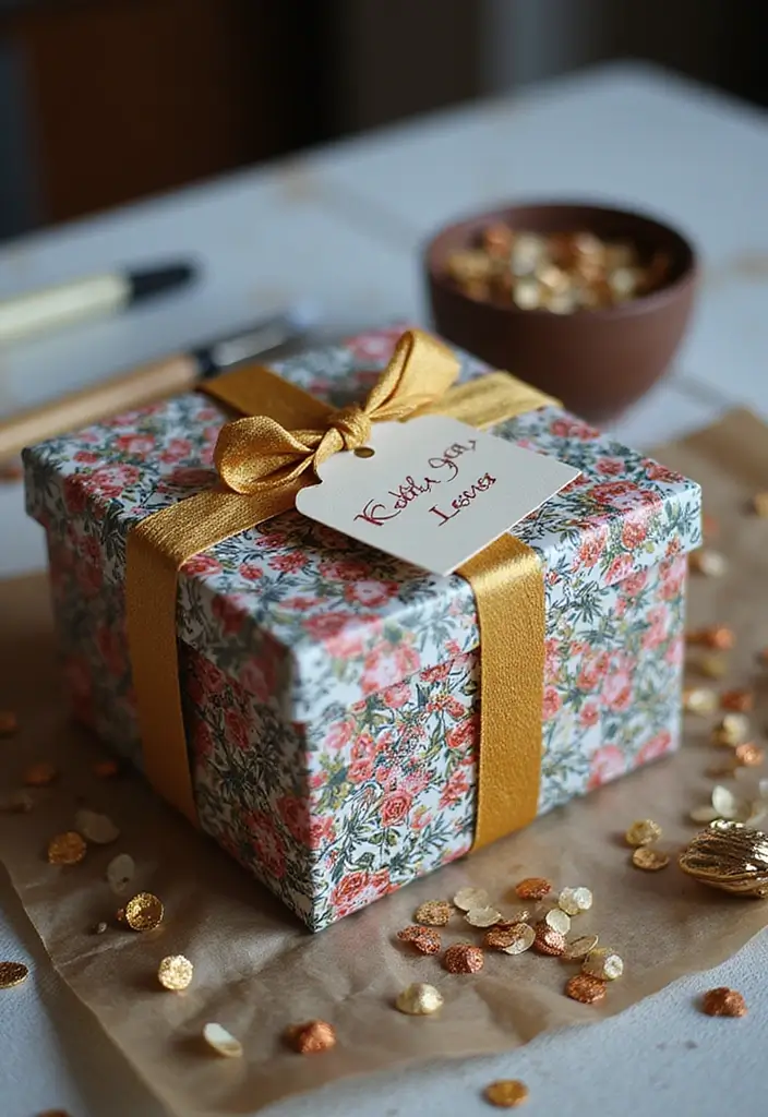 18 Unique Gift Card Presentation Ideas to Surprise Anyone - 3. Personalized Gift Box