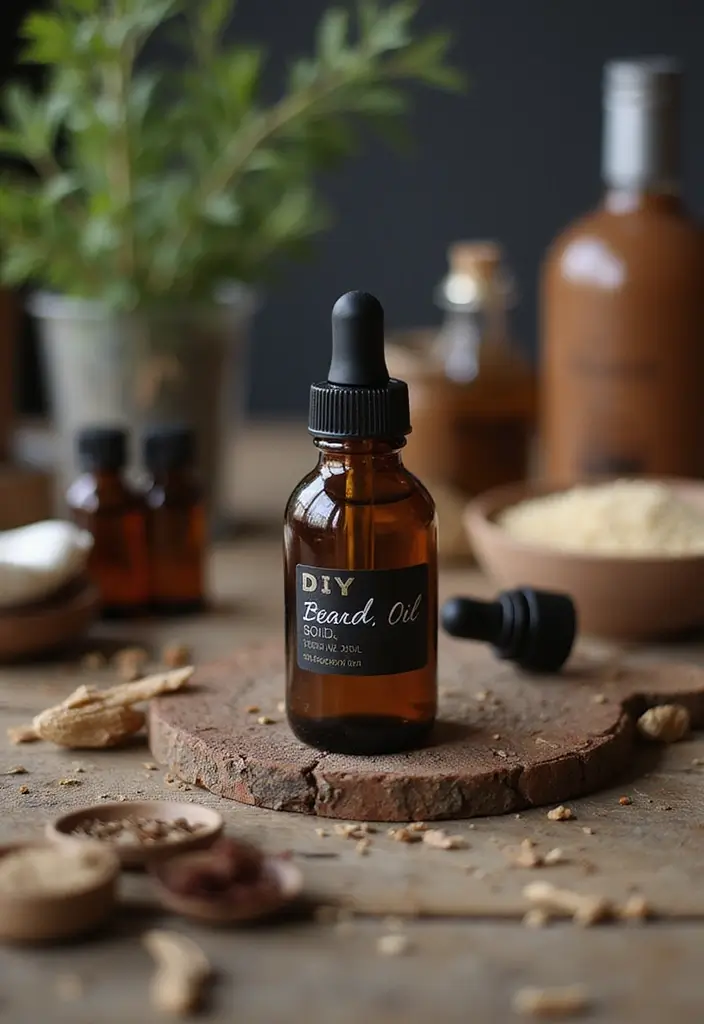 20 Romantic Anniversary Gift Ideas for Boyfriend - 18. DIY Beard Oil