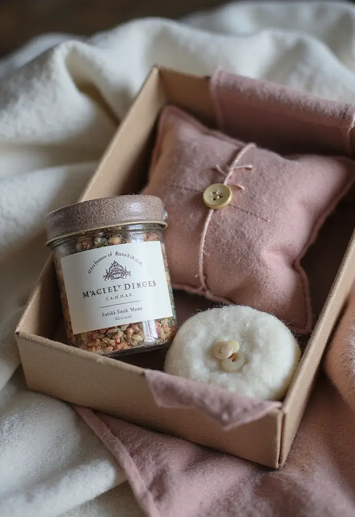 25 DIY Gift Box Ideas You Can Easily Make at Home - 18. Felt Gift Boxes