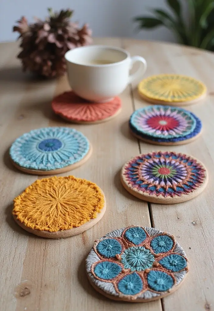 20 Creative DIY Gift Ideas for Friends to Make Them Smile - 18. DIY Coasters