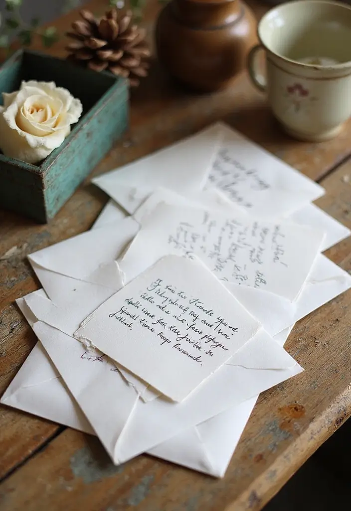 20 DIY Gift Ideas for Girlfriend That Show Your Love - 18. Handwritten Love Letters