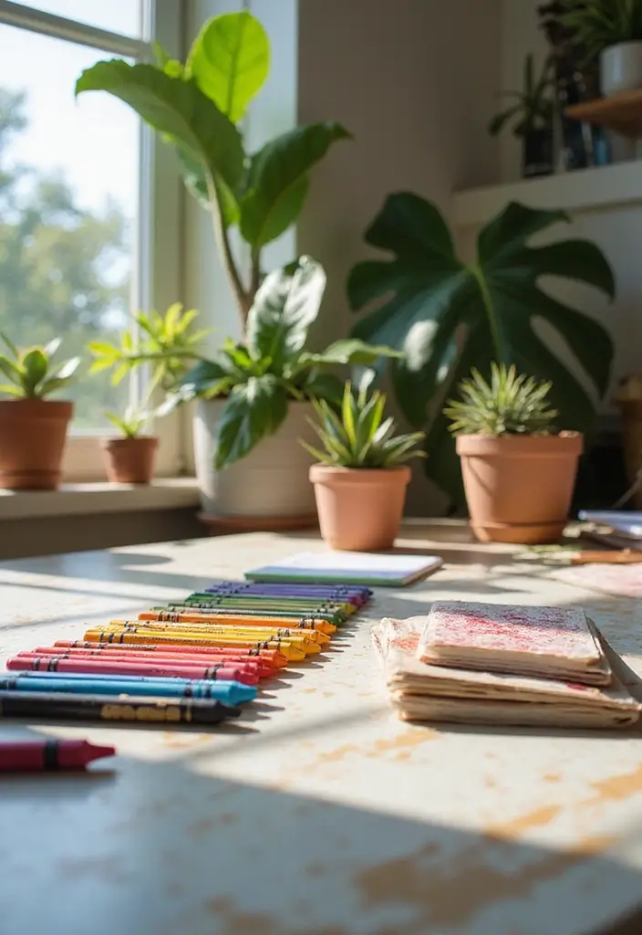 25 Eco-Friendly DIY First Birthday Gift Ideas Every Parent Will Appreciate - 18. Nature-Themed Art Supplies