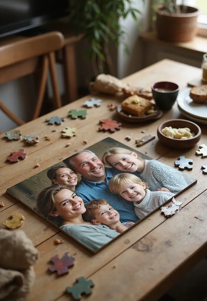 20 Thoughtful Gift Ideas for Best Friend’s Wedding - 18. Custom Family Portrait Puzzle