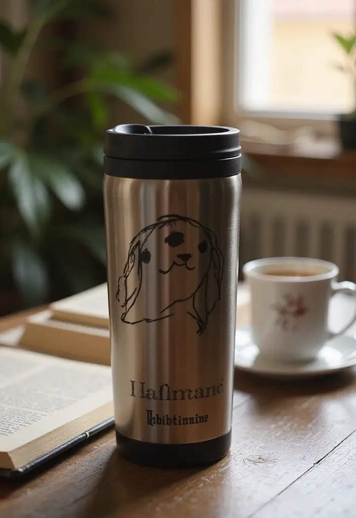 20 Romantic Anniversary Gift Ideas for Boyfriend - 19. Customized Travel Mug